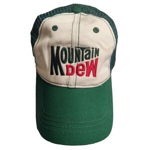 MOUNTAIN DEW X DALE JR #88 X AMP ENERGY Men One Size Green Mesh Snapback Cap